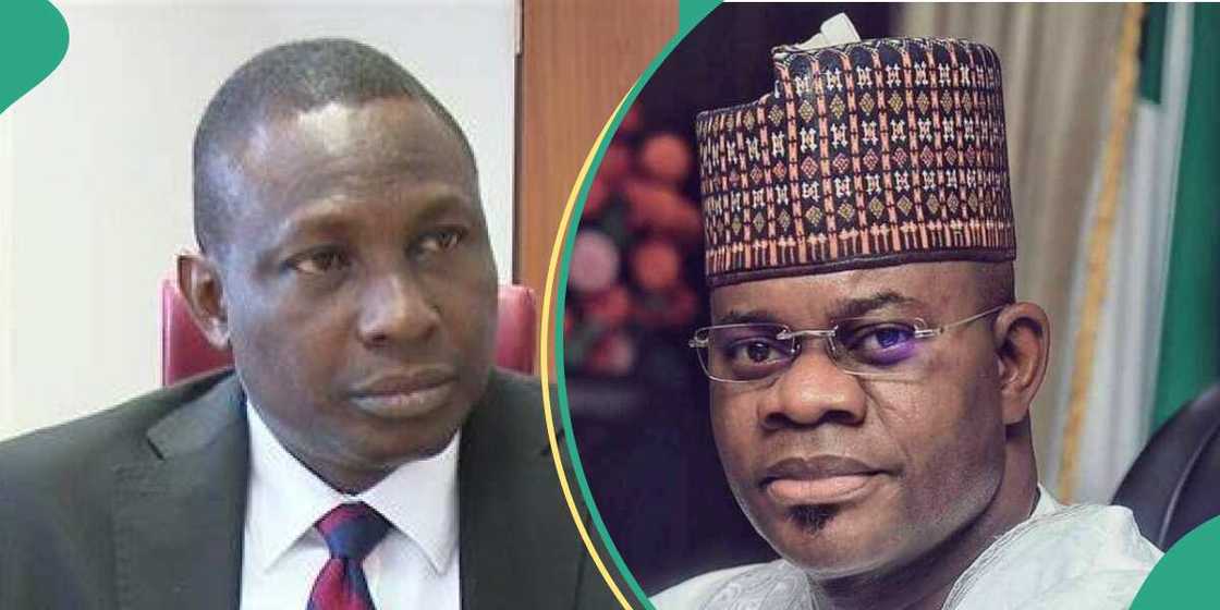 Breaking news: Challenge for Yahaya Bello as EFCC insists former Kogi governor must have day in court