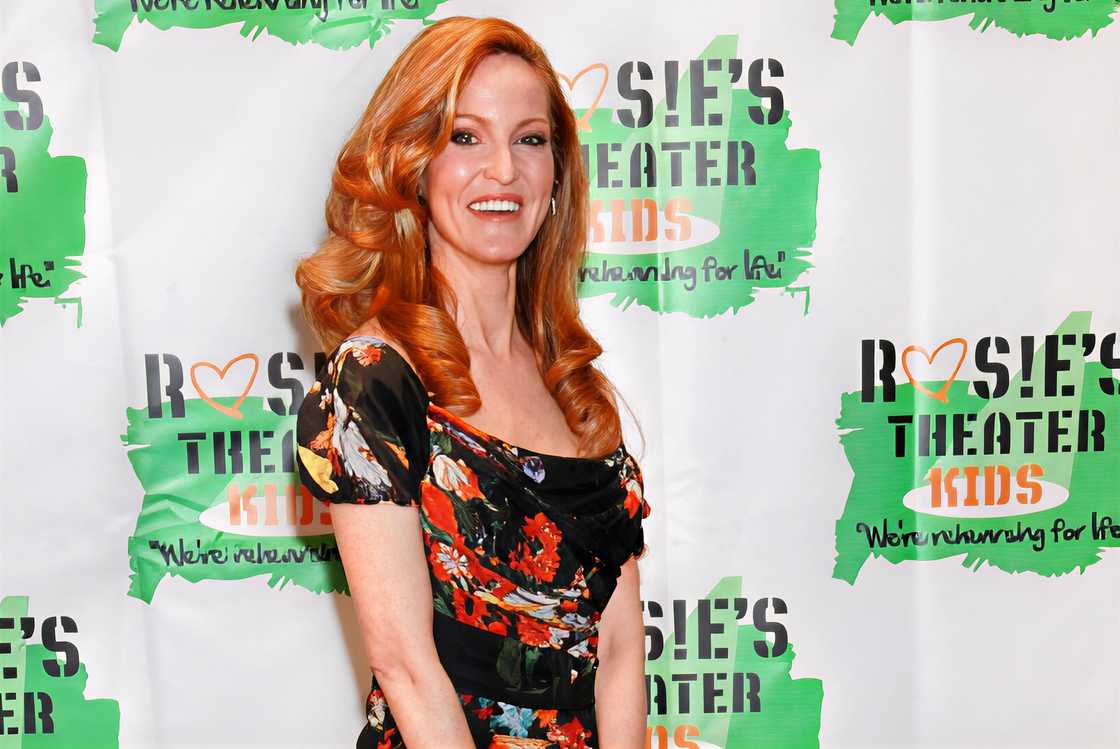 Michelle Rounds poses on the red carpet of a charity gala
