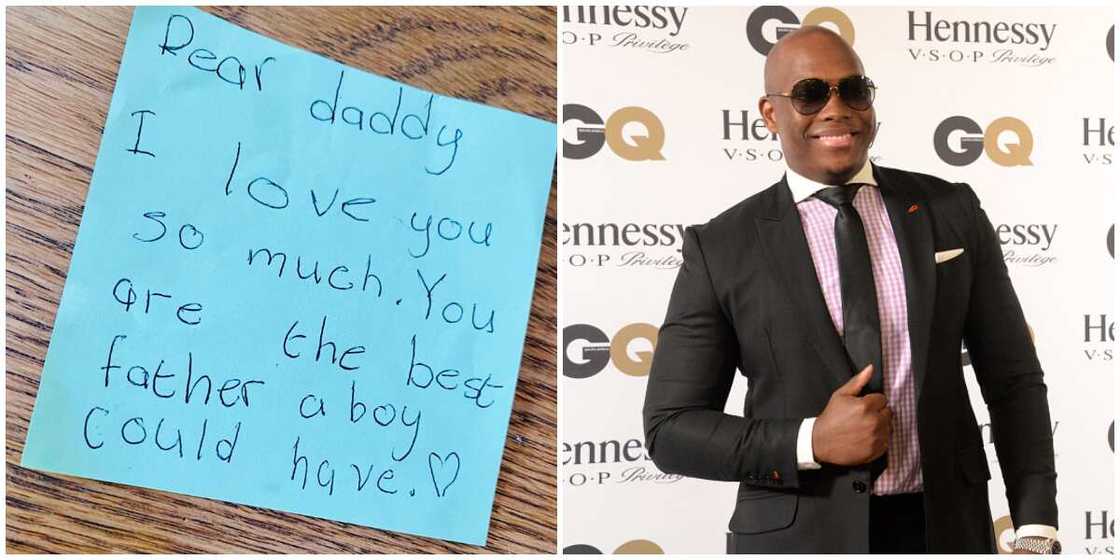 Man surprised as he wakes up to find emotional letter his young son left him, social media reacts Man surprised as he wakes up to find emotional letter his young son left him, social media reacts