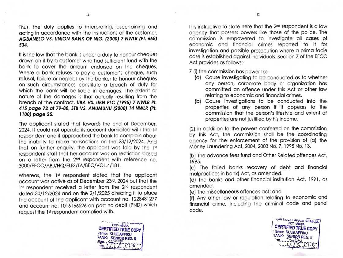 Court Orders EFCC to Pay ₦2m for Unlawfully Freezing Homadil Realty's Account