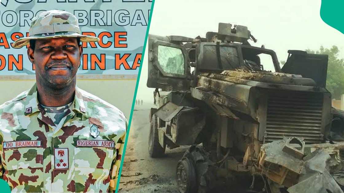 Brigadier General Oseni Omoh Braimah and 17 soldiers are killed in coordinated ISWAP attacks on military bases. Brigadier General Oseni Omoh Braimah and 17 soldiers are killed in coordinated ISWAP attacks on military bases.