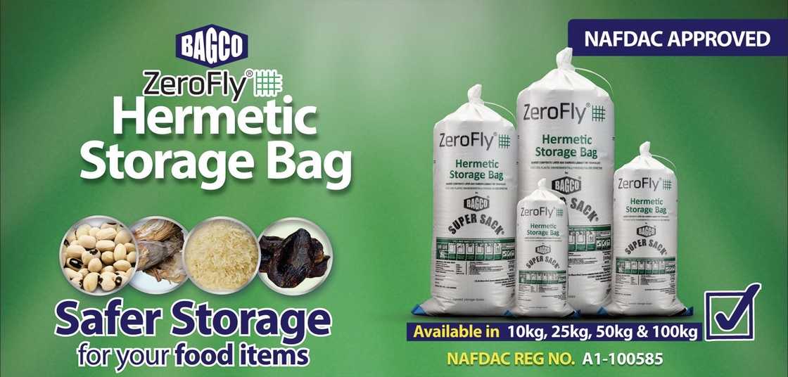 BAGCO ZeroFly® Hermetic Bag: A Reliable Shield against Insect Infestation for Homes & Farms