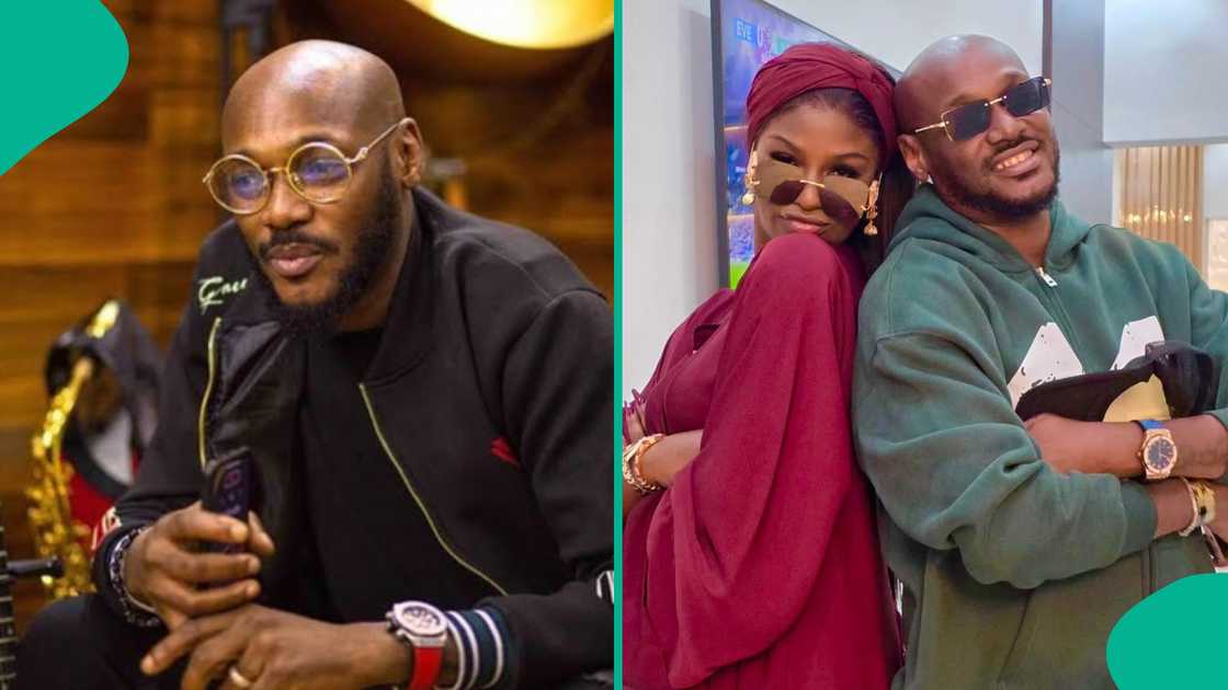 2Baba addresses fans during live performance. 2Baba addresses fans during live performance.