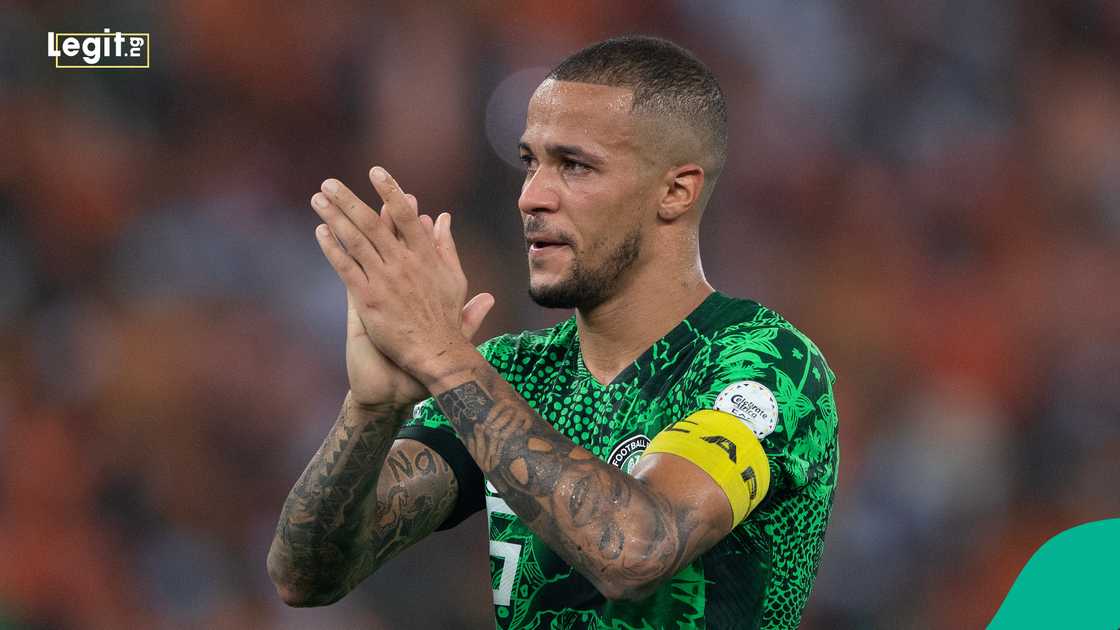 William Troost-Ekong, Nigeria, Africa Cup of Nations, Ivory Coast, Abidjan. William Troost-Ekong, Nigeria, Africa Cup of Nations, Ivory Coast, Abidjan.
