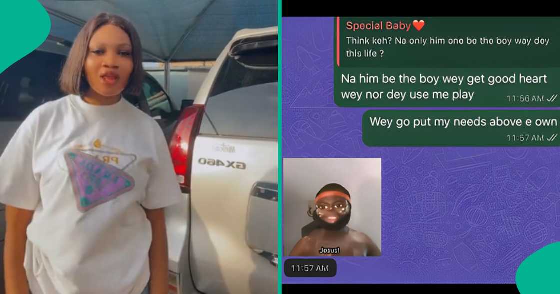 Nigerians react to lady's chat with her 14-year-old brother who learnt she was heartbroken