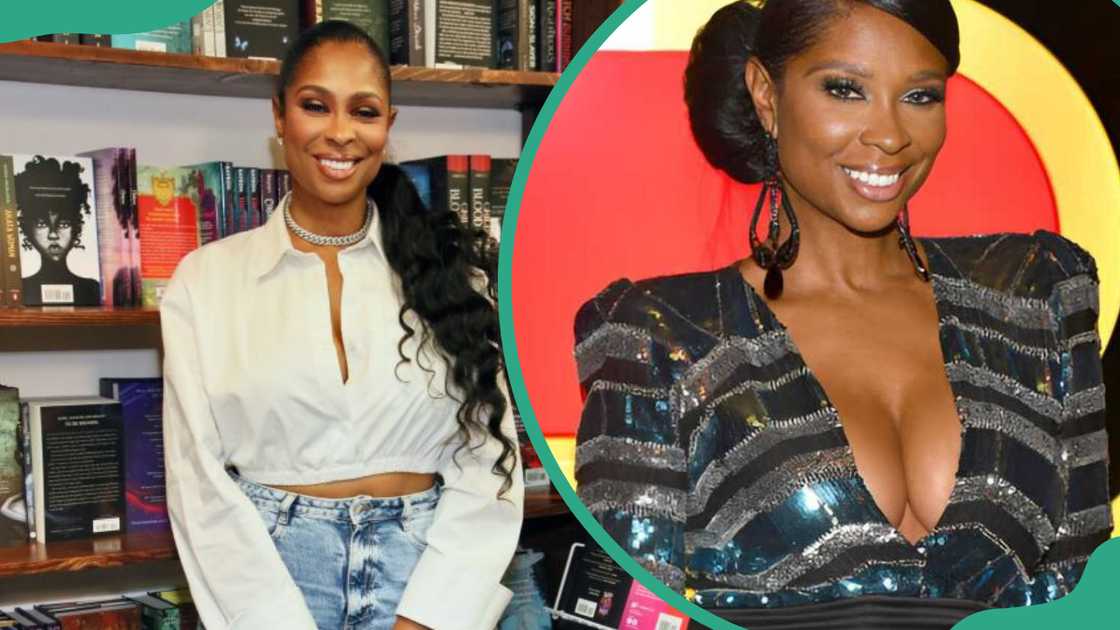 Jennifer Williams attends a book release and black tie event