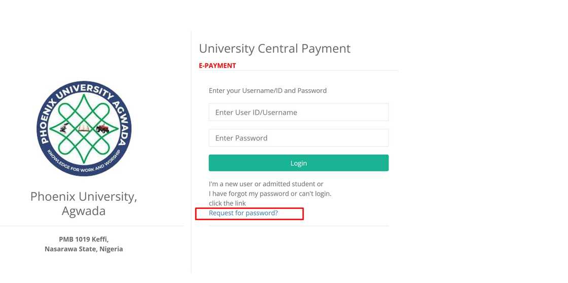Undergraduate portal registration steps