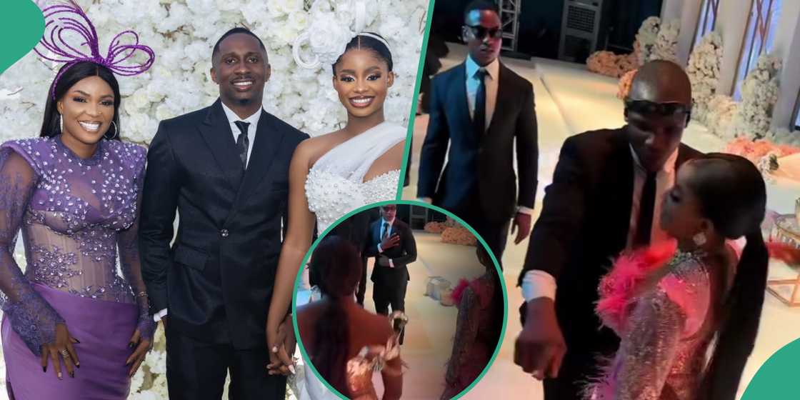 Iyabo Jo and bouncers at daughter's wedding in Tanzania. Iyabo Jo and bouncers at daughter's wedding in Tanzania.