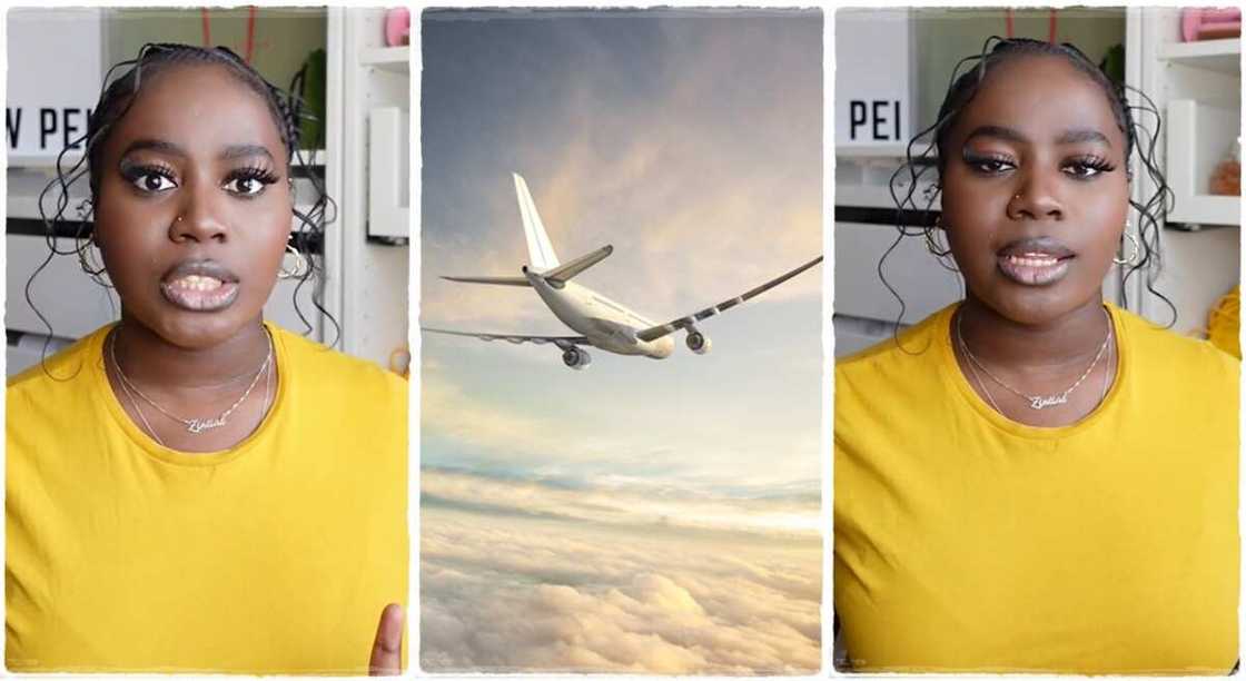 Photos of a lady who worked and paid her school fees in Canada. Photos of a lady who worked and paid her school fees in Canada.