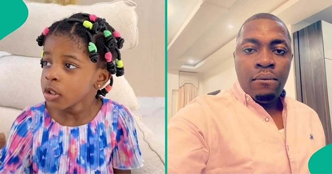 Little girl trends online after throwing epic comment to dad Little girl trends online after throwing epic comment to dad