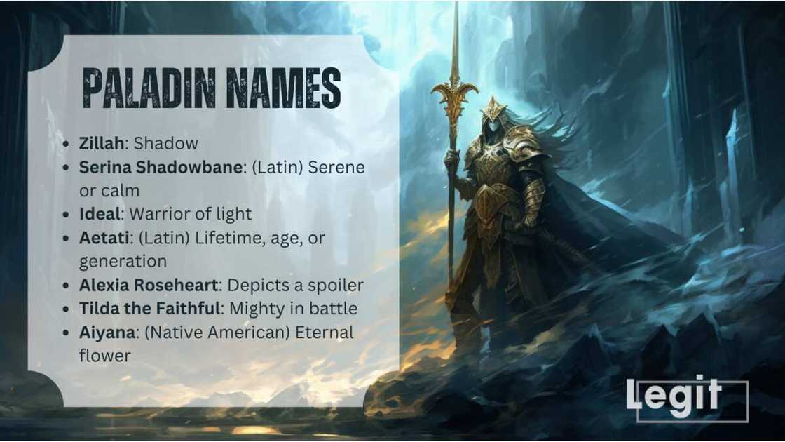 awesome paladin names