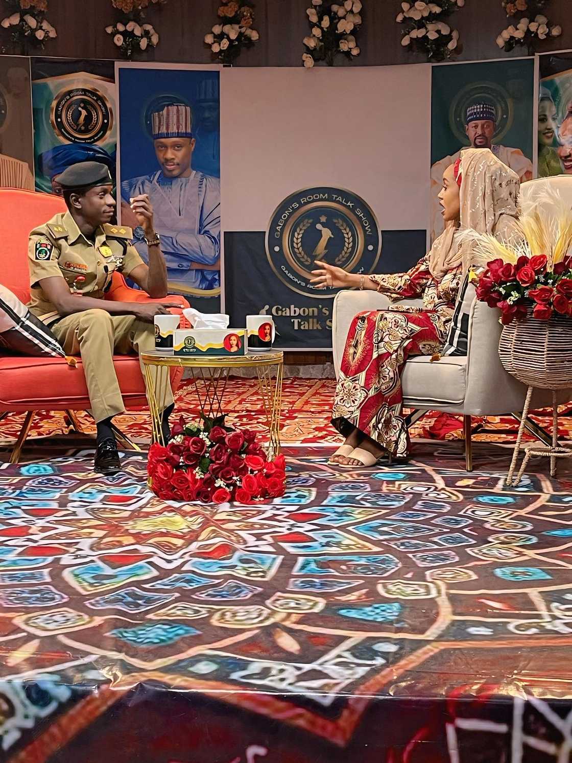 Hadiza Gabon yayin wata hira Hadiza Gabon yayin wata hira