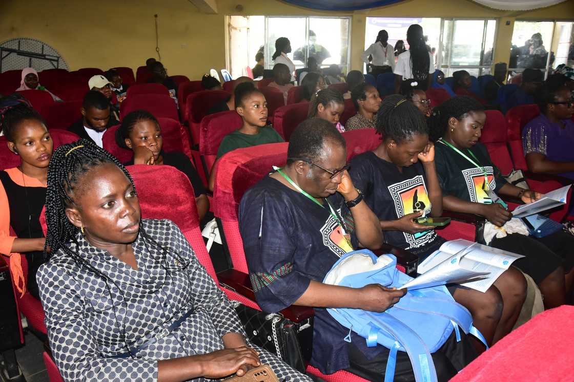 FUTA students listening during a conference FUTA students listening during a conference