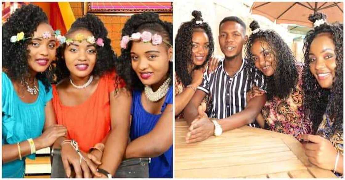 Hotunan kyawawan 'yan 3 da ke soyayya da saurayi 1, sun ce suna shirin aurensa Hotunan kyawawan 'yan 3 da ke soyayya da saurayi 1, sun ce suna shirin aurensa