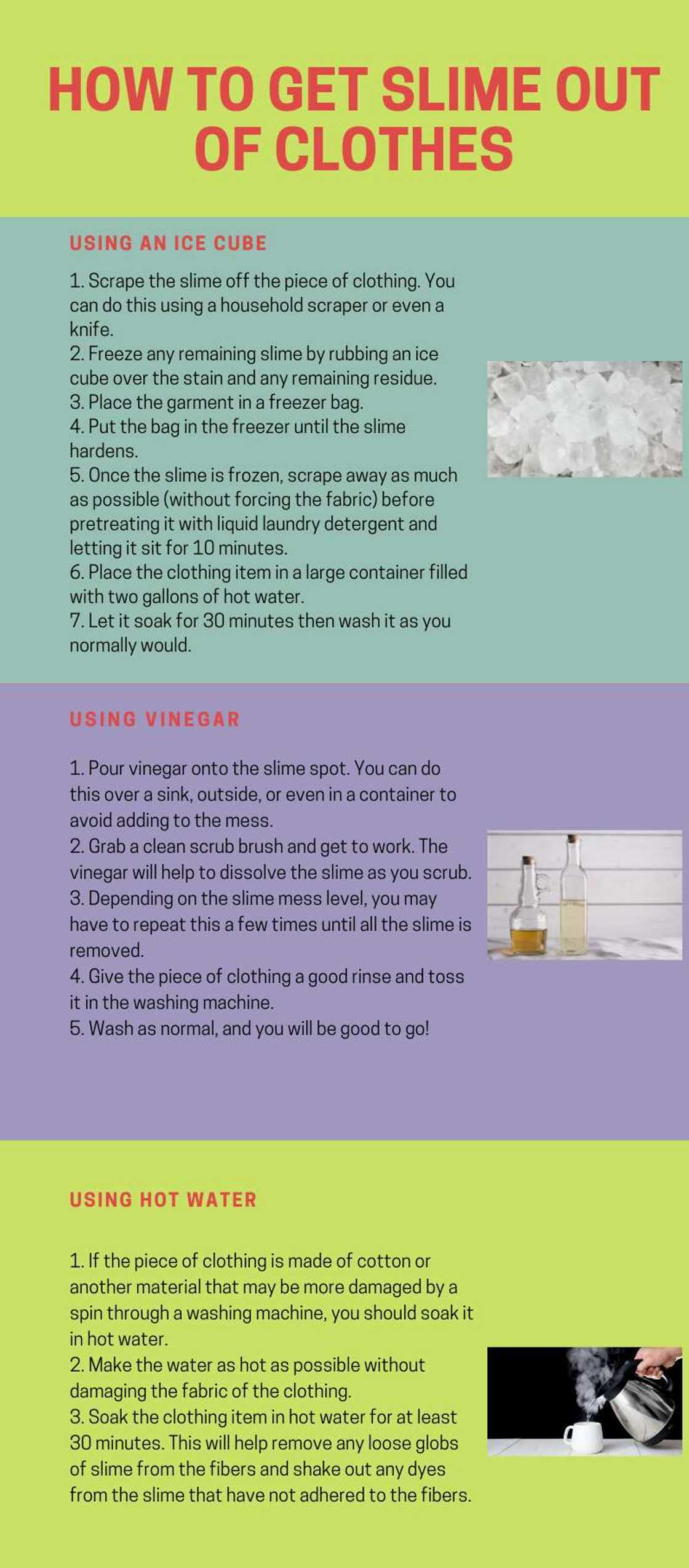 How to get slime out of clothes How to get slime out of clothes