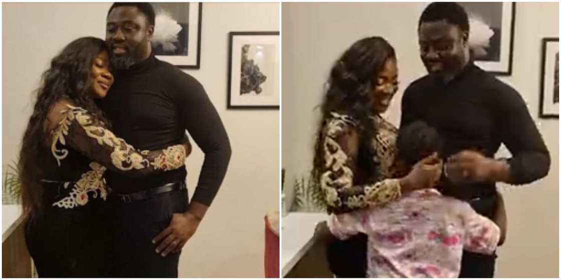 Mercy Johnson and her family Mercy Johnson and her family