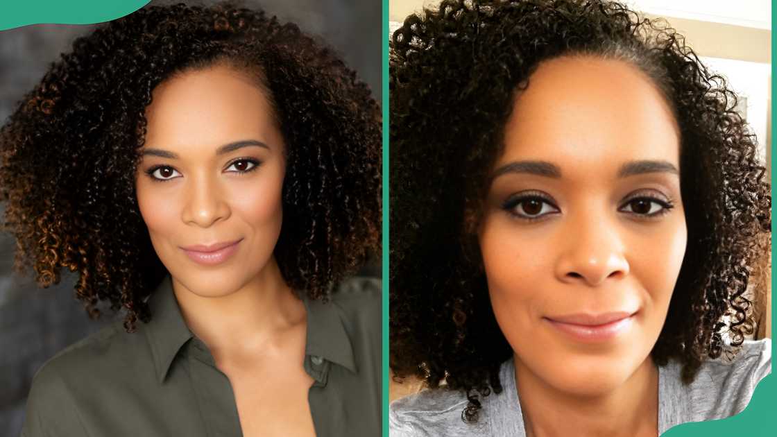 Kara Bustos as Regina Foster in 1999 and the actress posing for a selfie