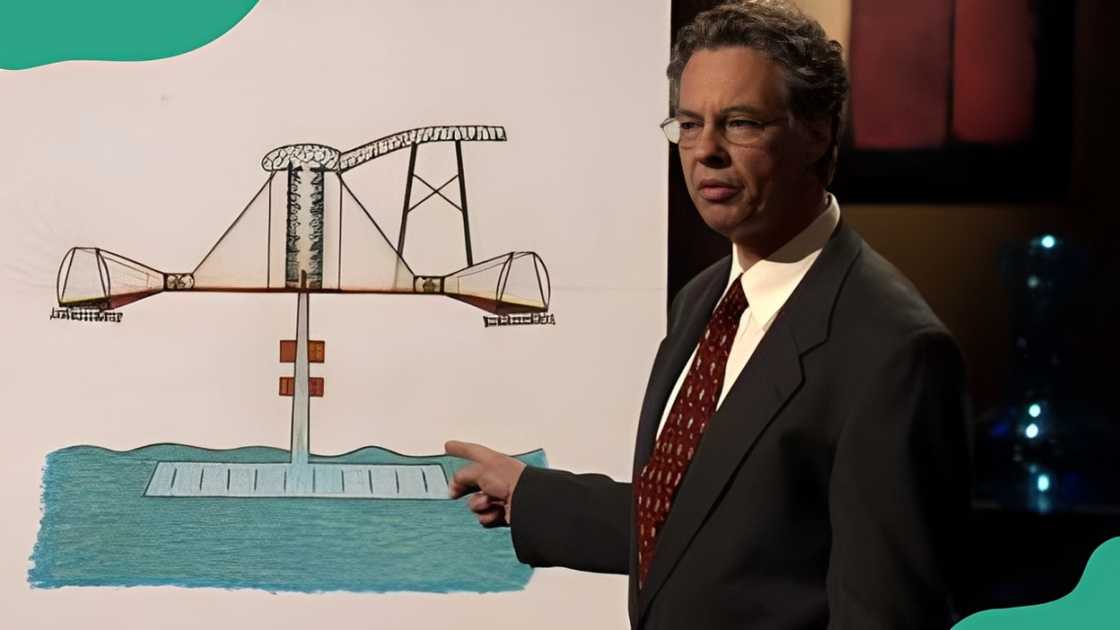 Mark Sullivan pitching his Sullivan Generator on Shark Tank Season 3.