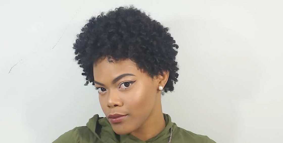 How to style short natural hair after washing