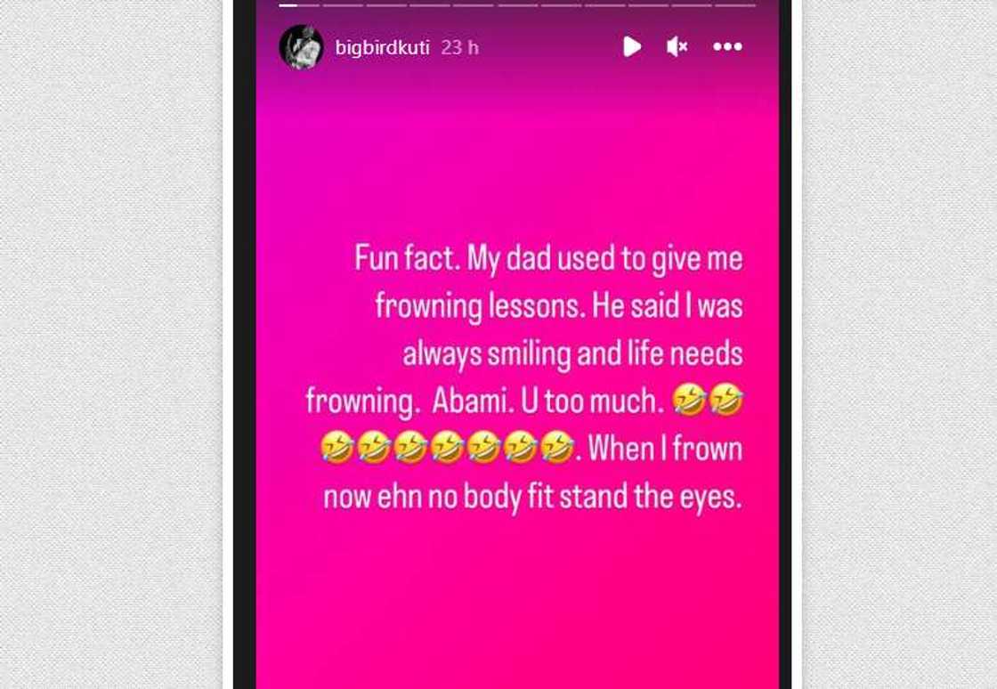 Seun Kuti says Fela taught him how to frown. Seun Kuti says Fela taught him how to frown.