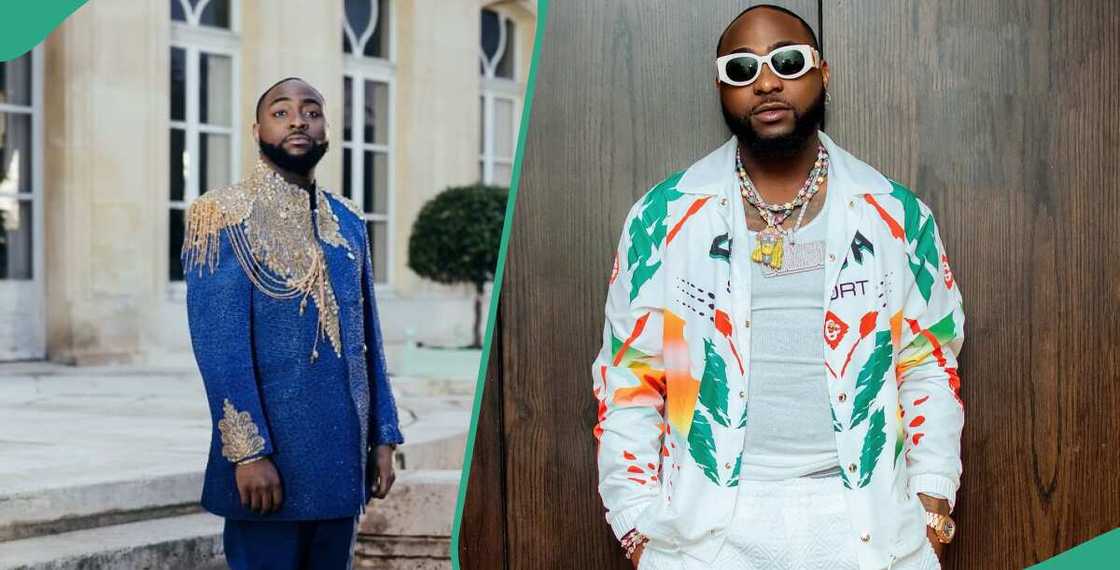 Davido looks dapper on his designer wear