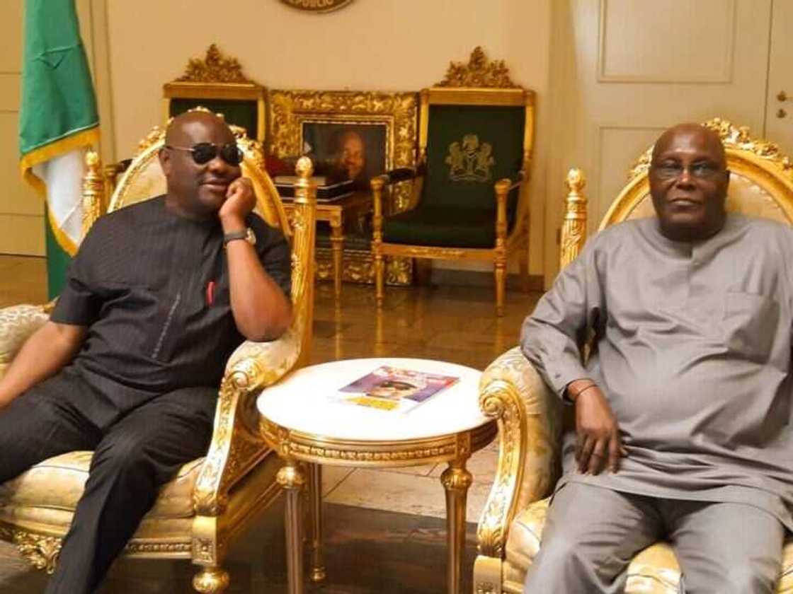 Gwamna Wike tare da Atiku. Gwamna Wike tare da Atiku.