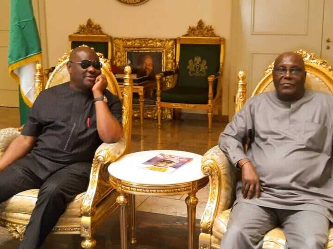 Gwamna Wike tare da Atiku.