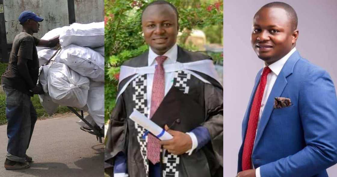Ghanaian man narrates how he had to take various jobs to afford going to school Ghanaian man narrates how he had to take various jobs to afford going to school