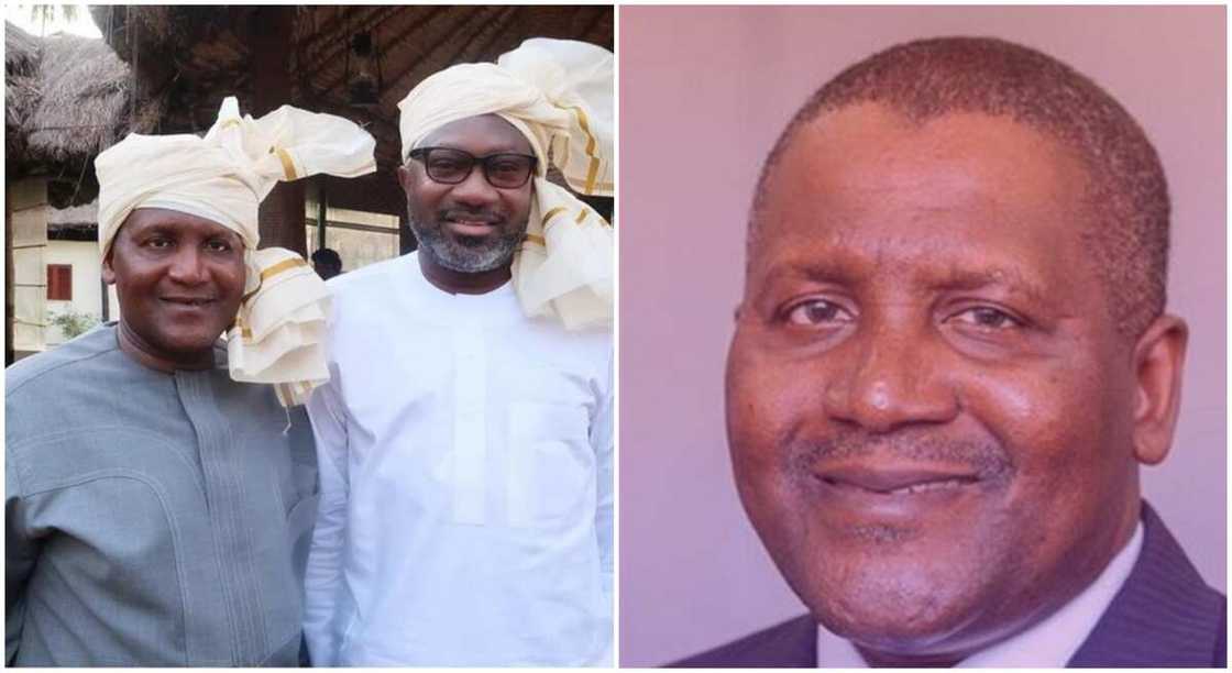 Femi Otedola wishes fellow billionaire, Aliko Dangote happy 65th birthday.