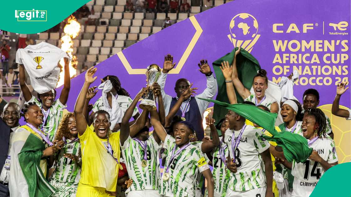 Chiamaka Nnadozie, Michelle Alozie, Super Falcons Asisat Oshoala, Prince Moulay Abdellah Stadium, Rabat, Morocco. Chiamaka Nnadozie, Michelle Alozie, Super Falcons Asisat Oshoala, Prince Moulay Abdellah Stadium, Rabat, Morocco.