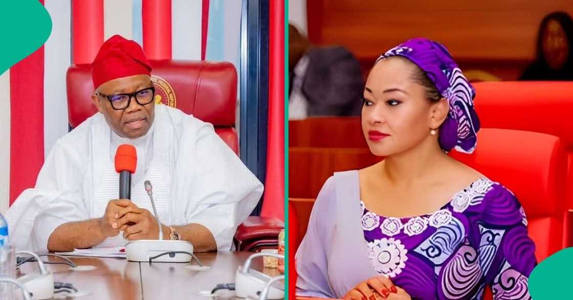 Nigerian senate President Godswill Akpabio and NAtasha Akpoti-Uduaghan clashed during plenary. Nigerian senate President Godswill Akpabio and NAtasha Akpoti-Uduaghan clashed during plenary.