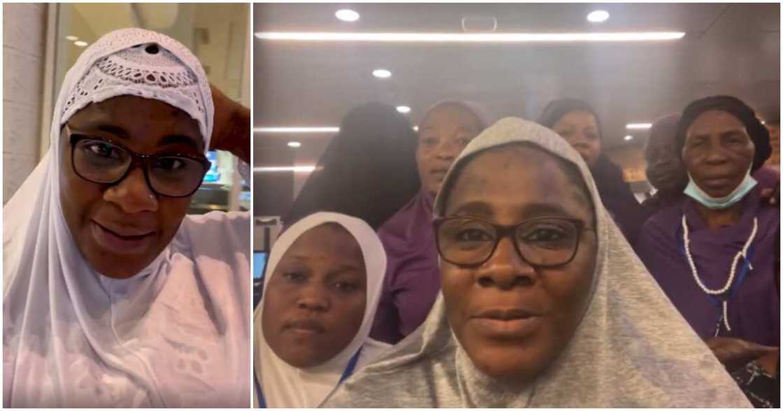Actress Doyin Kukoyi in Mecca. Actress Doyin Kukoyi in Mecca.