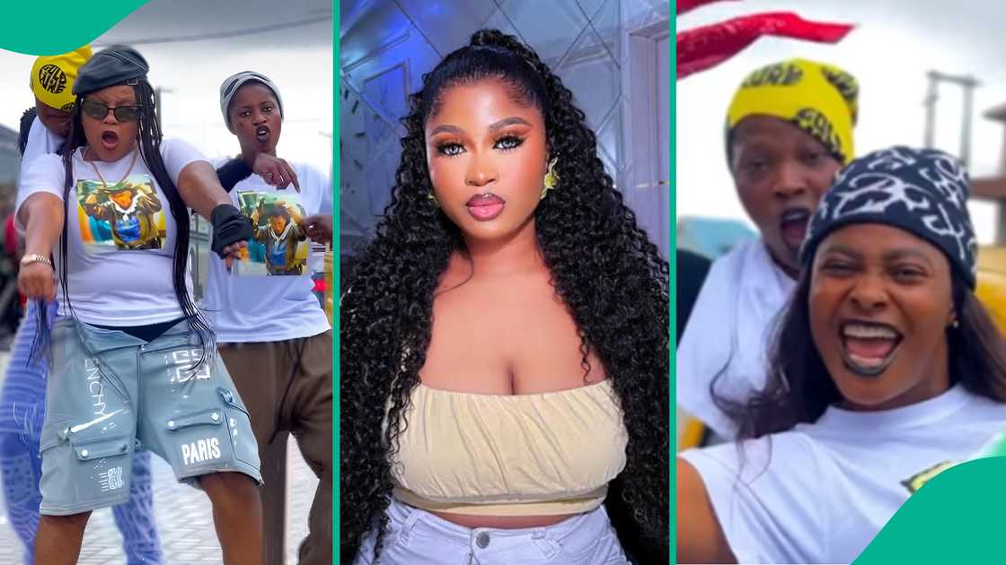 Imisi's fans take to the streets to vote for her.