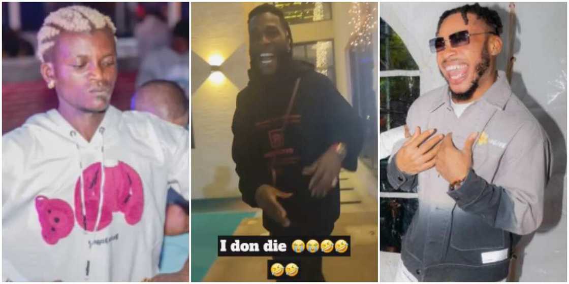 Burna Boy on Portable and Poco Lee fight. Burna Boy on Portable and Poco Lee fight.