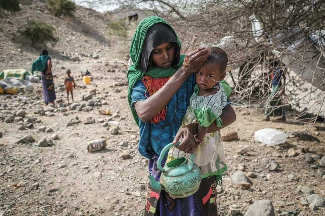 Homeless: Around two million people have been displaced by the conflict Homeless: Around two million people have been displaced by the conflict