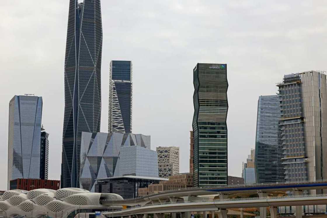 King Abdullah Financial District in the Saudi capital Riyadh