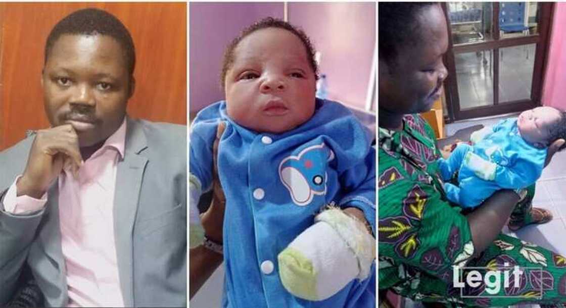 Samson Olubode welcomes son, gets new job.