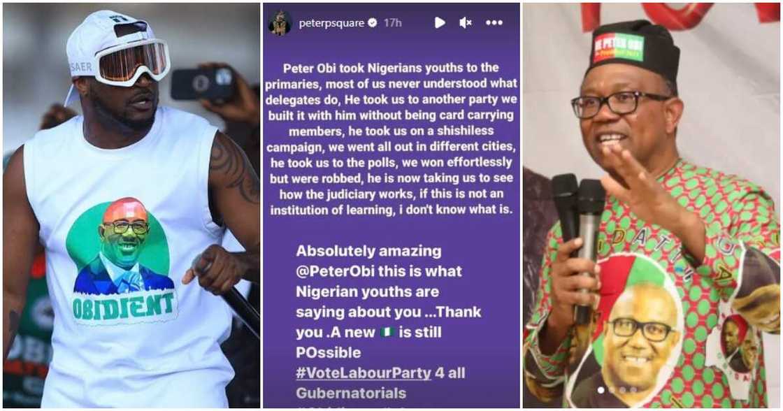 Photos of Peter Okoye Psquare and Peter Obi Photos of Peter Okoye Psquare and Peter Obi