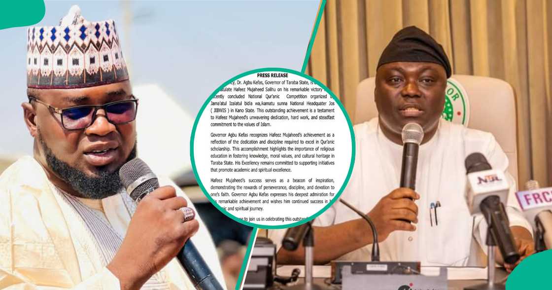 Gwamna ya taya matashi murna bayan lashe gasar musabaka a Kano Gwamna ya taya matashi murna bayan lashe gasar musabaka a Kano