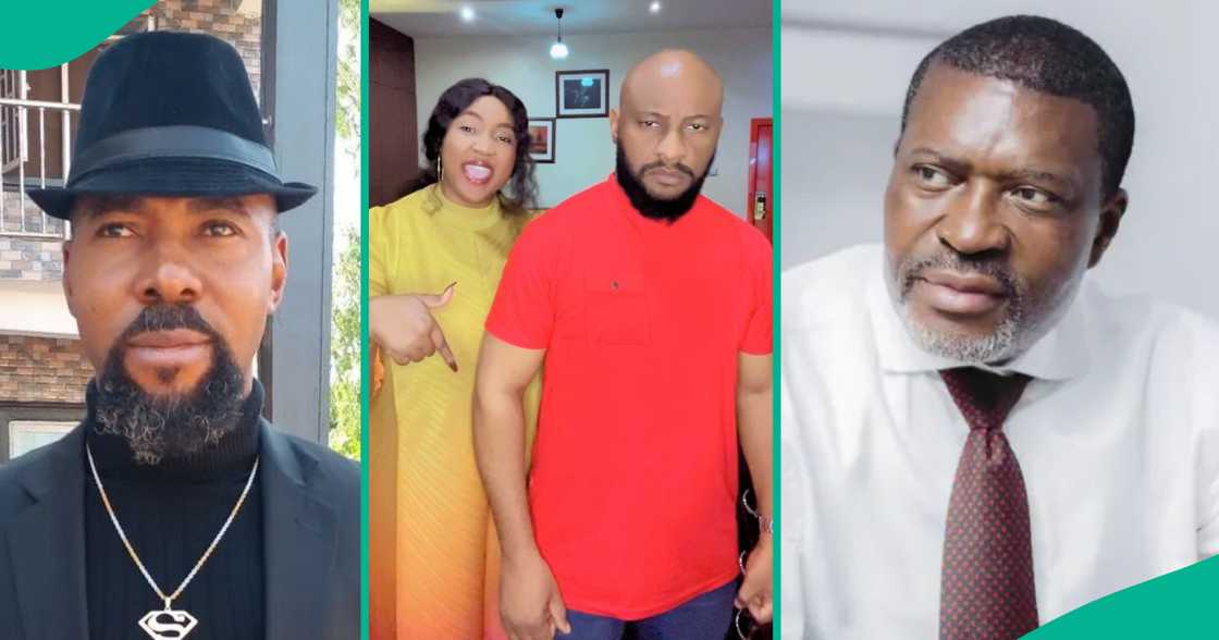 Judy Austin supports Yul Edochie. Judy Austin supports Yul Edochie.