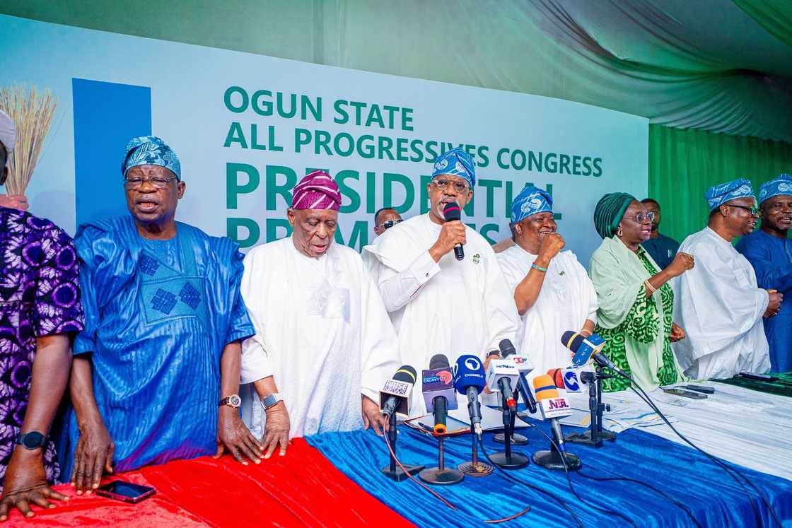 Lokacin da aka sanar da sakamakon zaben fitar da gwani na APC a Ogun Lokacin da aka sanar da sakamakon zaben fitar da gwani na APC a Ogun