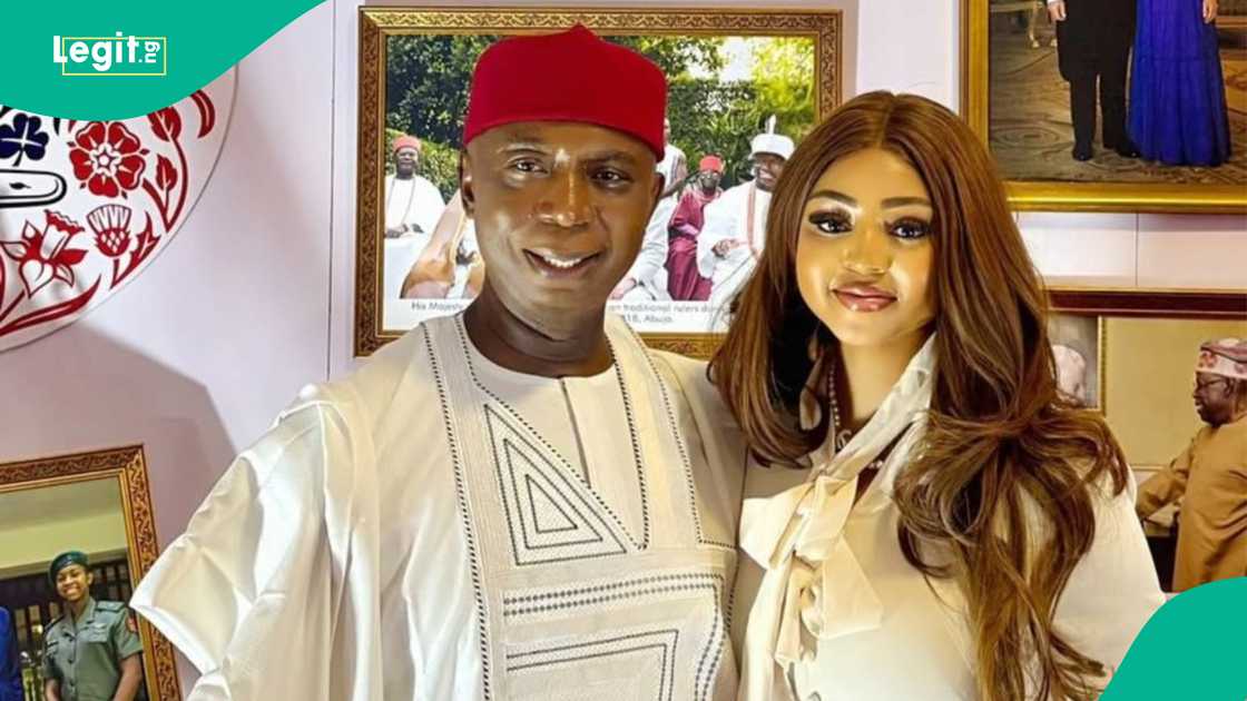 Ned Nwoko shares video of his family have fun, fans speaks about Regina Daniels' children Ned Nwoko shares video of his family have fun, fans speaks about Regina Daniels' children
