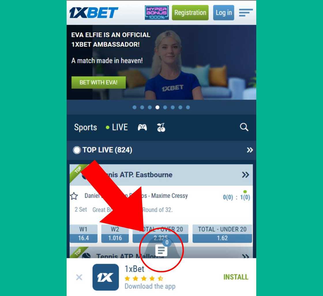 how to check bet slip on 1xbet