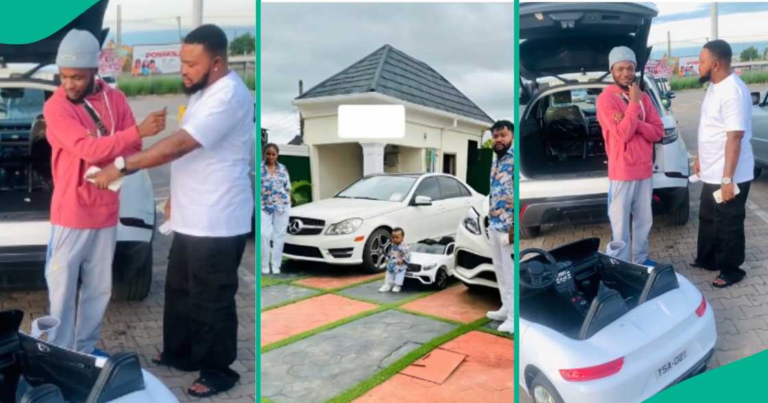 Nigerian Man Splashes N75m on New Vehicle For Wife, Gets His Young Son N1m Car Nigerian Man Splashes N75m on New Vehicle For Wife, Gets His Young Son N1m Car