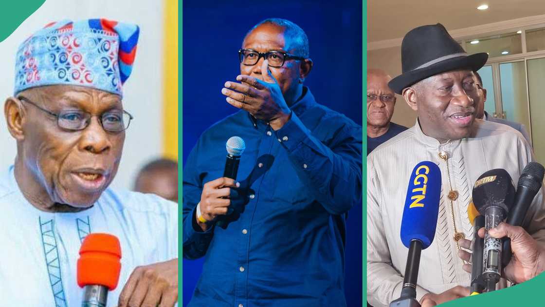 Peter Obi meets with former President Olusegun Obasanjo in Lagos and ex-President Goodluck Jonathan in Abuja on the same day. Peter Obi meets with former President Olusegun Obasanjo in Lagos and ex-President Goodluck Jonathan in Abuja on the same day.