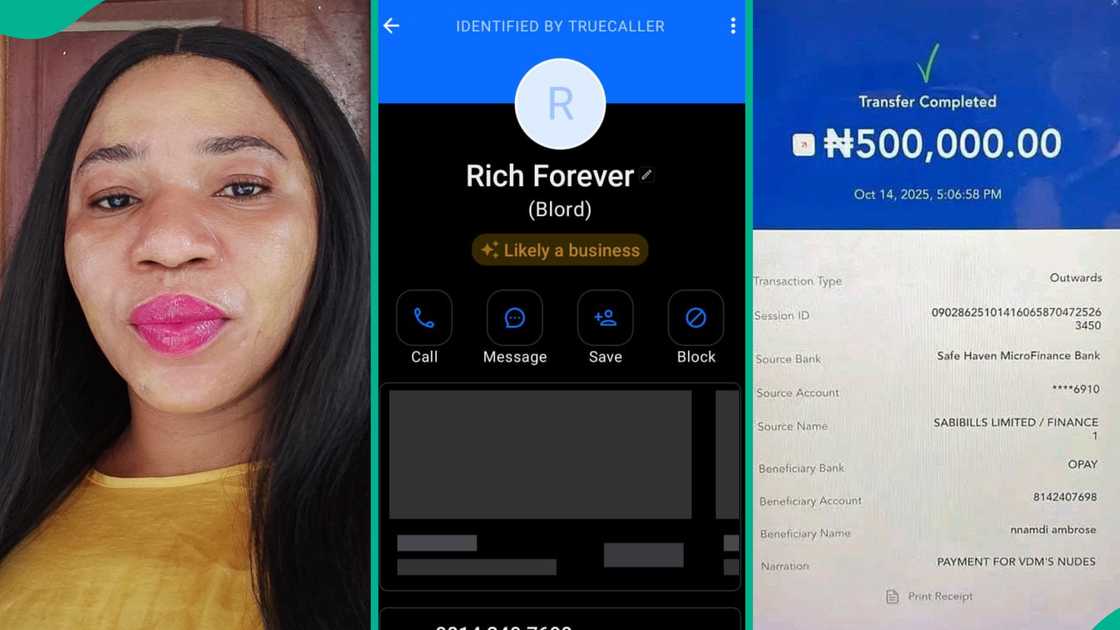 Woman shares unexpected discovery she made after checking account number Blord sent N500k to Woman shares unexpected discovery she made after checking account number Blord sent N500k to
