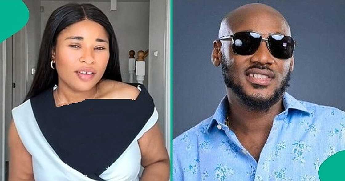 Lady observes 2Baba Idibia's behaviour in apology, says he might be under an oath or pressure from wife Natasha.