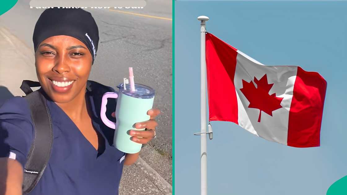 A nurse who moved from UK to Canada mentions how much she was paid for 2 shifts