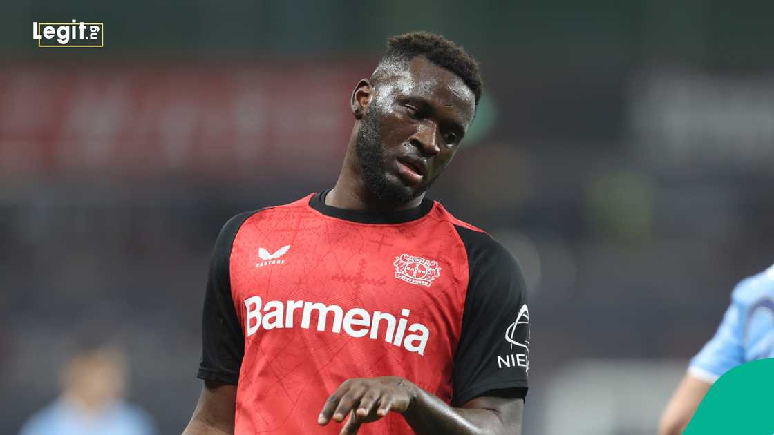 Victor Boniface, Bayern Leverkusen, Germany, BayArena, VfL Bochum Victor Boniface, Bayern Leverkusen, Germany, BayArena, VfL Bochum