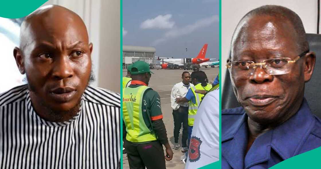 Seun Kuti reacts to flight disruptions at Nigerian airports. Seun Kuti reacts to Kwam 1's altercation with ValueJet staff, Ibom Air passenger's altercation with flight attendant. Seun Kuti reacts to flight disruptions at Nigerian airports. Seun Kuti reacts to Kwam 1's altercation with ValueJet staff, Ibom Air passenger's altercation with flight attendant.